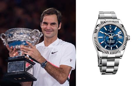 federer rolex contratto